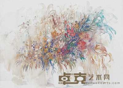 莫雄 静物花卉 77×107cm